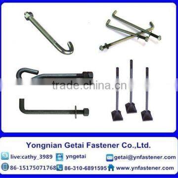 Carbon Steel Hot Dip Galvanized Anchor Bolts m6 m8 M10 photo-2
