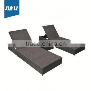 Great durability factory directly art wood sun bed