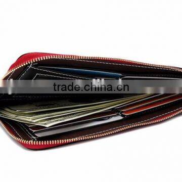 Fashionable Women Wallet 2015 Custom Leather Zipper Funny Wallet photo-5