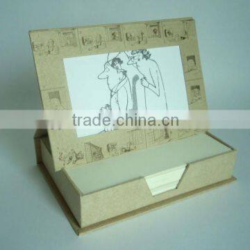 Photo Frame Fold Cover Desktop Notepad Office Sticky Notes