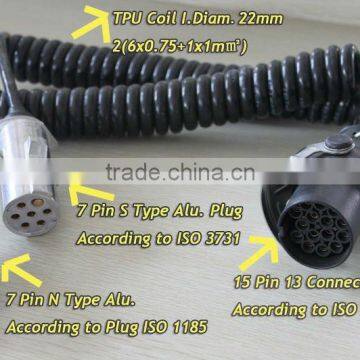 wire to wire connector 7 way automotive,wiring harness plug connector,metal pin connector