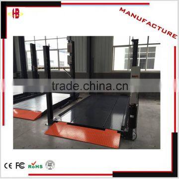 ELECTRIC four post hydraulic parking lift manufacturer