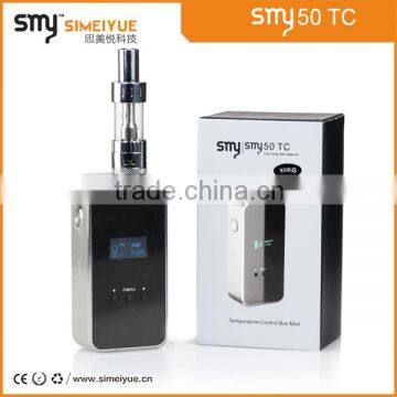 mini60tc mini 60 TC glass globe atomizer smy 60watt color screen mini box mod