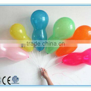 High quality calabash shaped latex balloon