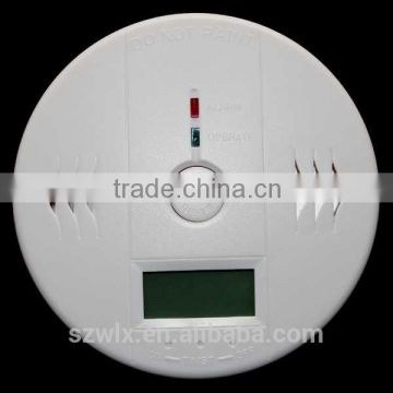 9V Independent Carbon Monoxide detector with LCD display/ CO Detector Alarm