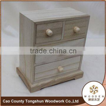 Antique Wooden Display Jewelry Box Wedding Ring Boxes