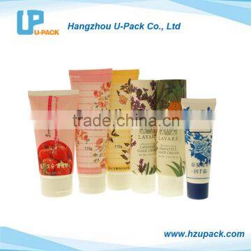 Labeling tube for cosmetic packaging