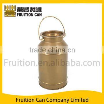 Milk Tin Box Packing Churn Can with Wire Handle