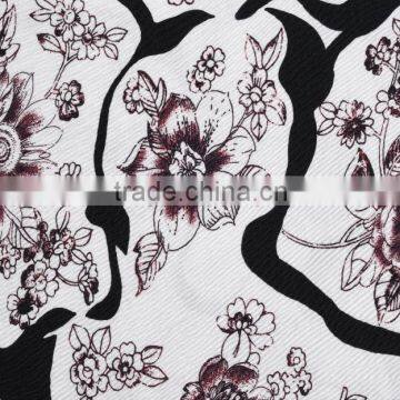 Wholesale Cheap Viscose Fabric Spandex Knit Digital Printing Jersey Fabric