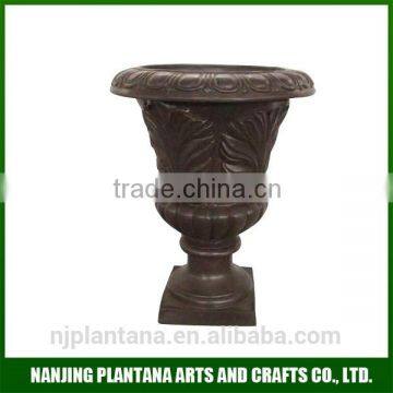 flower urns fiber glass material outdoor urns for garden decoration