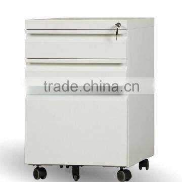 High Quality Mobile cabinet/metal mobile filing cabinet pedestal with central lock