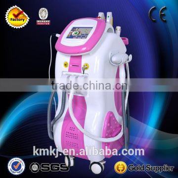 Professional salon use e-light IPL RF nd yag laser cavitation machine