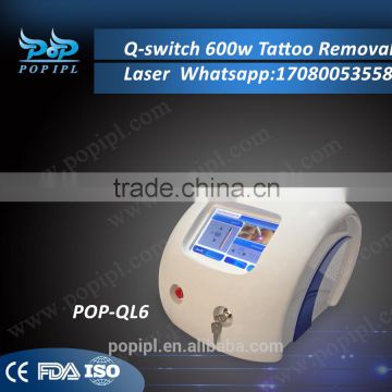 Q Switch Laser Tattoo Removal Q Switched Nd Yag Laser Tattoo Removal Machine Nd Yag Laser 2016 Tattoo Removal Machine Laser Tattoo Removal Equipment Laser Removal Nd Yag Laser Machine Tattoo Laser Removal Tattoo POP-QL6 POPIPL Mongolian Spots Removal