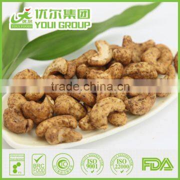 Snack Food International Selling Price of Black Pepper Favlor Cashew Nuts