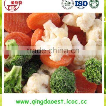 Chinese high quality frozen mixed organic vegetables