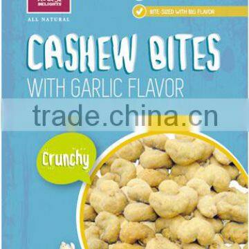 Garlic flavor snack, Coated cashew snack