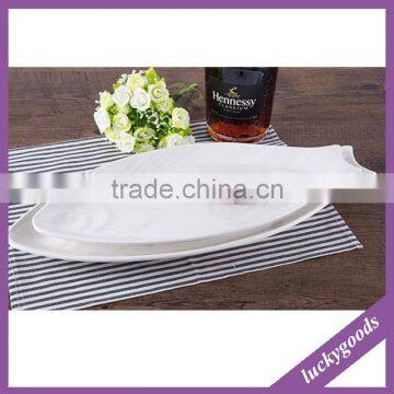 party banquet use blank square shape melamine fish plates