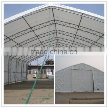 outdoor PVC/PE storage tents/shelters