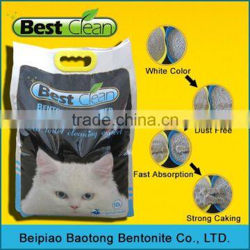 Bentonite Cat Litter without flavor natural cat sand