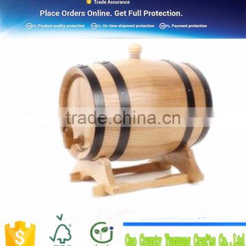 mini wine barrel hand make unfinished/ finished wooden crafts