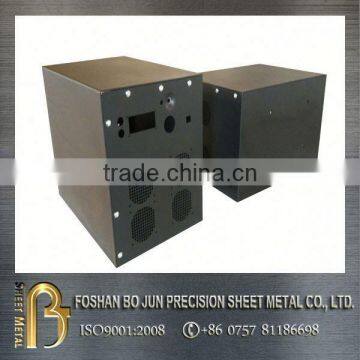 China suppliers custom black powder coated metal box , china wholesaler steel enclosure part