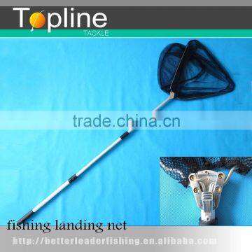 aluminium telescopic folding fishing landing net made in china