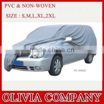 auto covers with PVC and PP cotton cloth car cover