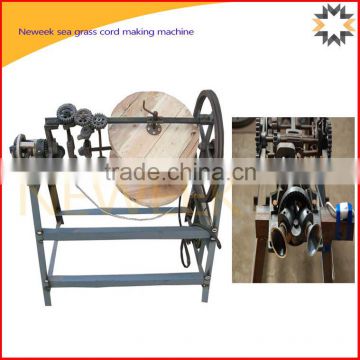 Neweek power saving manual sea grass cord making machine