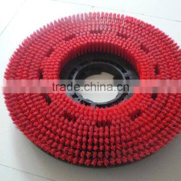 red abrasive nylon disc brush