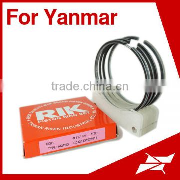 For Yanmar 6GH Piston Ring Set