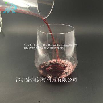 New Product Food Grade Material Black Wine Plastic Glass photo-4