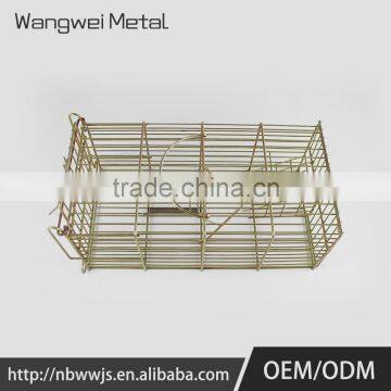 supermarket chrome metal basket