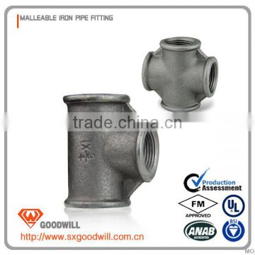 high quality 304 stainless steel equal tee