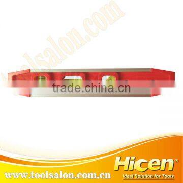 Torpedo Plastic Spirit Level with Aluminum Frame