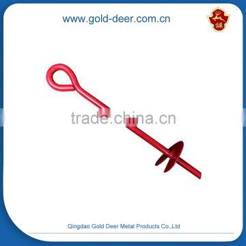 powder coated steel earth anchor