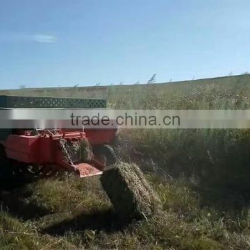 Grass Mower with Swather and Rectangular Baler