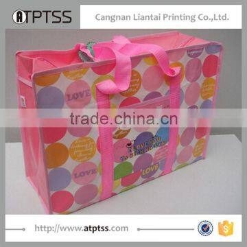 custom print promotion recyclable matt laminated pp non woven bag
