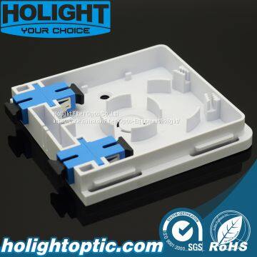 Fiber Optic FTTX 2 Ports Faceplate photo-4