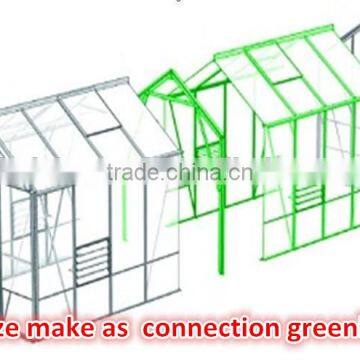 Vegetable Growing Aluminium Frame 6mm PC Sheet Garden Greenhouse photo-6