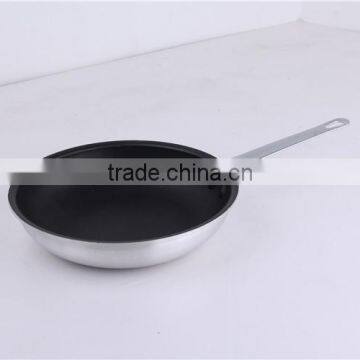 Hot Sale Cut Rim Aluminum Industrial Non-Stick Frying Pan Handle