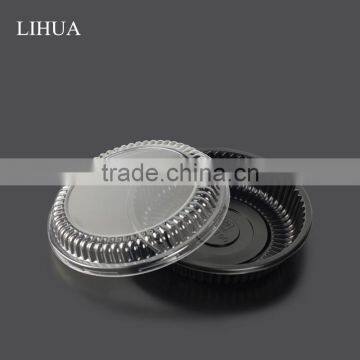 Disposable Plastic Round Food Container,Plastic Take Away Food Packaging Box, Plastic Round Sushi Container photo-4