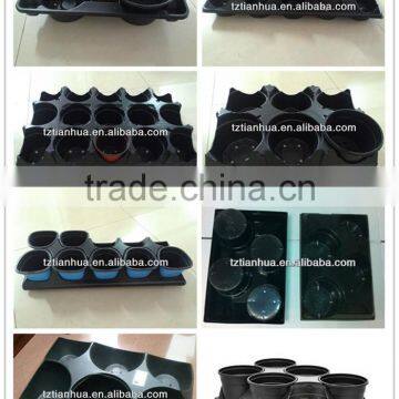 10 Pack Plastic Flower Potted Plant Tray / Flower Pot Carry Tray photo-2