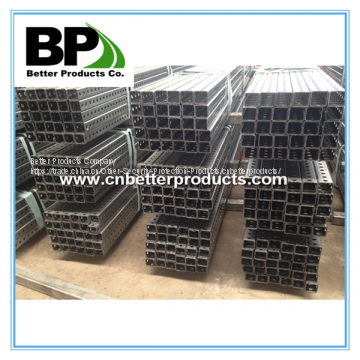 Perforated Steel Square Sign Post for Dog Waste Station photo-4