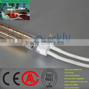 tungsten halogen lamp with golden reflector,infrared heating element for timber processing