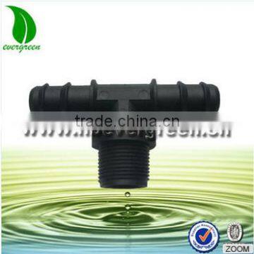 Drip pipe connect tee pipe fittings barbed tee