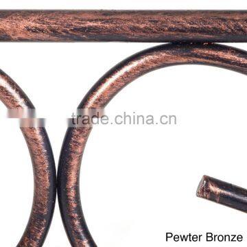 Concept Housewares Black Metal Wire Pot Hook Rack photo-2