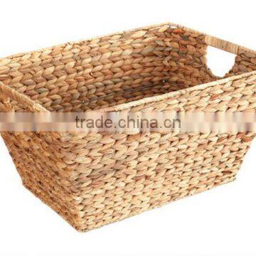 Natural water hyacinth cabinet baskets