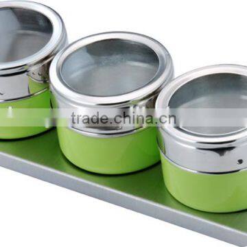 Jiangmen Manufacture Stainless Steel Kitchen Accessory Spice Jar Set photo-2