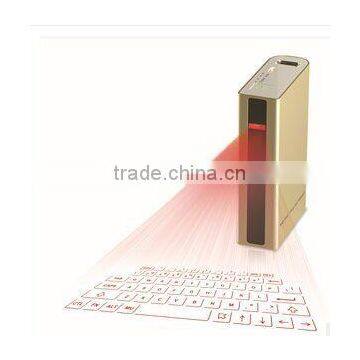 2015 Latest Four In One Laser Virtual Keyboard Bluetooth Wireless Keyboard With Speaker & Power Bank & Voice Guide Function photo-2