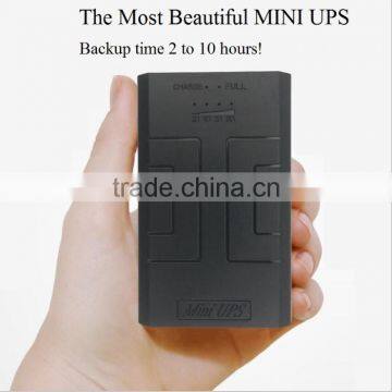Security Monitor Uninterrupted Power Supply 12V 2A Mini UPS With Battery Capacity Option For Modem Router